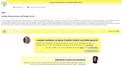 Desktop Screenshot of hurenjunge.com